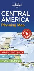 Lonely Planet Central America Planning Map