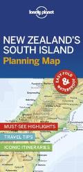 Lonely Planet New Zealands South Island Planning Map