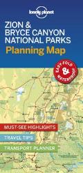 Zion & Bryce Canyon National Parks Planning Map Lonely Planet