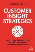 Customer Insight Strategies: How to Understand Your Audience and Create Remarkable Marketing