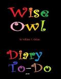 Wise Owl: Diary To-Do 2019
