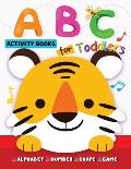 ABC Activity Books for Toddlers Alphabet Shape Number & Game for Preschool