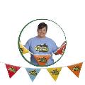 Vacation Bible School (Vbs) 2024 Camp Firelight LOGO String Flags: A Summer Camp Adventure with God