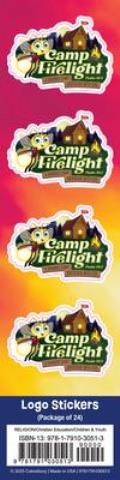 Vacation Bible School (Vbs) 2024 Camp Firelight LOGO Stickers: A Summer Camp Adventure with God