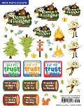 Vacation Bible School (Vbs) 2024 Camp Firelight Craft Theme Stickers (Pkg of 12): A Summer Camp Adventure with God