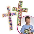 Vacation Bible School (Vbs) 2024 Camp Firelight Raised Edge Cross Craft (Pkg of 12): A Summer Camp Adventure with God