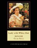 Lady with White Hat: Renoir Cross Stitch Pattern