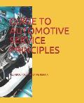 Guide to Automotive Service Principles: All about Automotive Repair