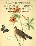 Wall Art Made Easy: Ready to Frame Vintage Audubon Prints Vol 3: 30 Beautiful Illustrations to Transform Your Home