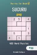 Puzzles for Brain - 400 Suguru Hard Puzzles 5x5 vol.35