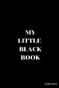 My Little Black Book: For Stuff