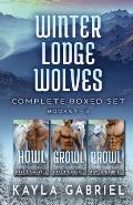 Winter Lodge Wolves Complete Boxed Set - Books 1-3: Large Print