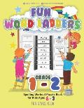 Fun Word Ladders Grade 1-2: Daily Vocabulary Ladders Grade 1 - 2, Spelling Workout Puzzle Book for Kids Ages 6-7