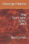 The Sonnets: 334-343: Best Lines