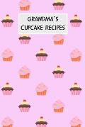 Grandma's Cupcake Recipes: Cookbook with Recipe Cards for Your Cupcake Recipes