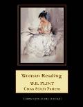 Woman Reading: W.R. Flint Cross Stitch Pattern