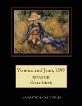 Yvonne and Jean, 1899: Renoir Cross Stitch Pattern