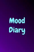 Mood Diary: Purple and Black Gradient Background