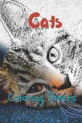 Cat Coloring Sheets: 30 Cat Drawings, Coloring Sheets Adults Relaxation, Coloring Book for Kids, for Girls, Volume 3