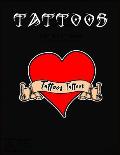 Tattoos: Tattoo Skizzen Buch / 7 Leere Felder Pro Seite