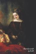 Rembrandt Schrift: Jacob zegent de zonen van Jozef Ideaal Voor School, Studie, Recepten of Wachtwoorden Stijlvol Notitieboek voor Aanteke