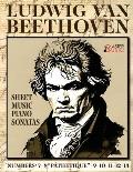 Ludwig Van Beethoven - Sheet Music: Piano Sonatas: 7-8 Pathetique-9-10-11-12-13