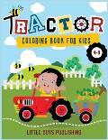 Tractor coloring book for kids 4-8: A Gorgeous Coloring book for children full of tractors and construction vehicles