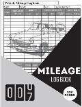 Mileage Log Book: Mileage Odometer For Small Business And Personal Use A Complete Mileage Record Book, Daily Mileage for Taxes, Car & Ve