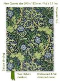 William Morris: Seaweed (Foiled Quarto Journal)