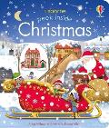 Peek Inside Christmas: A Christmas Holiday Book for Kids