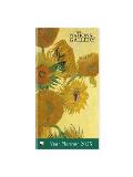 CAL25 Van Gogh Sunflowers Monthly Pocket Engagement Calendar