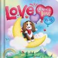 Love Goes a Long Way: Padded Board Book