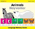 Wordplay Language Memory Cards-Animals (English-Turkish)