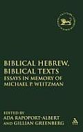 Biblical Hebrew, Biblical Texts