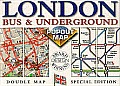 London Bus Underground Double Popout Map