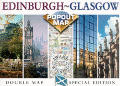 Edinburgh Glasgow Double Popout Map