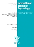 Counselling in Australia: A Special Issue of the International Journal of Psychology