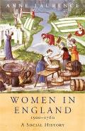 Women in England 1500-1760