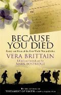 Because You Died: Poetry and Prose of the First World and Beyond