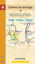 Camino de Santiago Maps Mapas Cartes St Jean Pied de Port Roncesvalles Santiago de Compostela Finisterre 5th Edition
