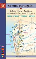 Camino Portugu?s Maps - Mapas - Mappe - Karten: Lisboa - Porto - Santiago / Camino Central - Camino de la Costa