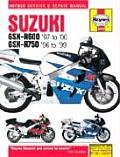 Suzuki GSX R600 97 to 00 GSX R750 96 to 99