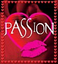 Passion With 32 Page Book & Heart Shaped Red Candle Small Tin Tray