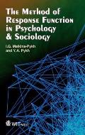 The Method of Response Functions in Psychology and Sociology: W/ CD