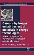 Gaseous Hydrogen Embrittlement of Materials in Energy Technologies: The Problem, Its Characterisation and Effects on Particular Alloy Classes