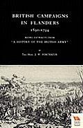 British Campaigns in Flanders 1690-1794