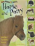 Lift Stick & Learn Horse & Pony With Stickers