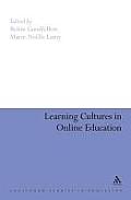 Learning Cultures in Online Education