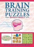 Brain Training Puzzles: Difficult Book 2