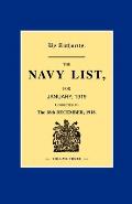 NAVY LIST JANUARY 1919 (Corrected to 18th December 1918 ) Volume 3